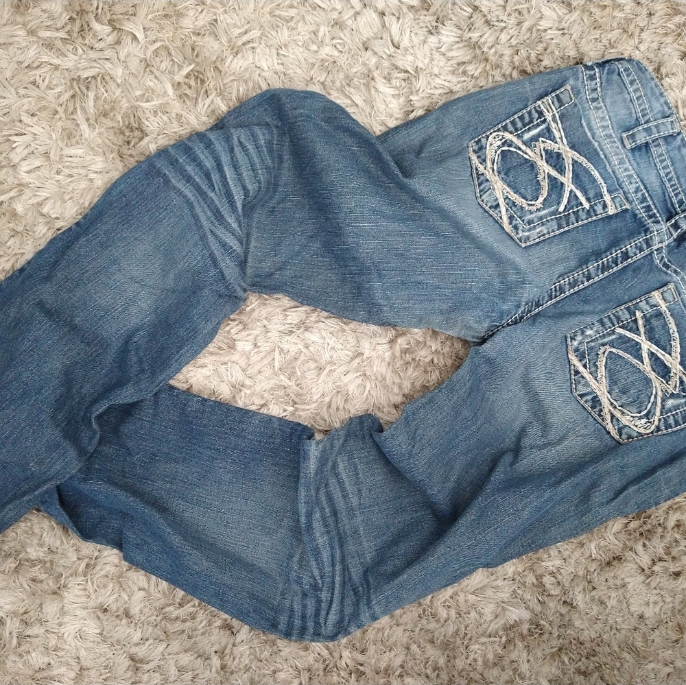 Silver jeans